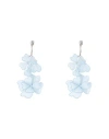 Redv Red(v) Woman Earrings Sky Blue Size - Textile Fibers, Metal In Blue