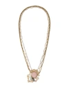 Redv Red(v) Woman Necklace Antique Rose Size - Brass In Pink