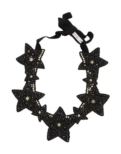 Redv Red(v) Woman Necklace Black Size - Textile Fibers