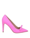 Redv Red(v) Woman Pumps Fuchsia Size 7 Textile Fibers In Pink