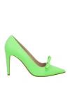 Redv Red(v) Woman Pumps Green Size 7 Textile Fibers