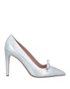 Redv Red(v) Woman Pumps Silver Size 7 Soft Leather In Silver