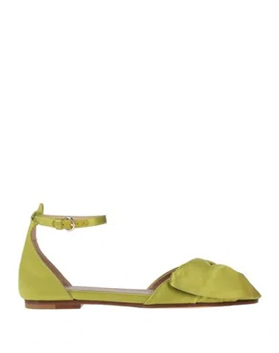 Redv Red(v) Woman Sandals Lime Green Size 7 Textile Fibers