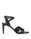 Redv Red(v) Woman Sandals Black Size 6 Leather