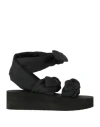Redv Red(v) Woman Sandals Black Size 7 Textile Fibers