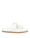 Redv Red(v) Woman Sandals White Size 5 Textile Fibers In White