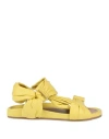 Redv Red(v) Woman Sandals Yellow Size 7 Soft Leather