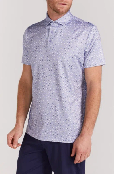 Redvanly Ashby Performance Golf Polo In Baby Lavender