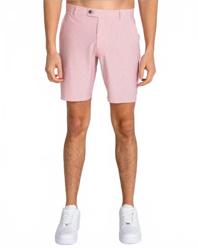 Redvanly Becker Shorts In Salmon In Multi