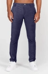 Redvanly Collins Corduory Golf Pants In Navy