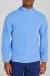 Redvanly Dewitt Hooded Jacket In Bleu