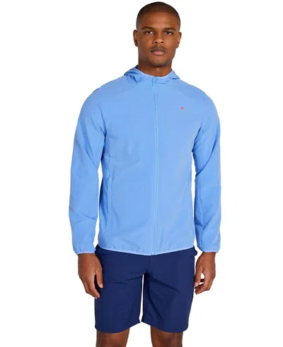 Redvanly Dewitt Hooded Jacket In Bleu