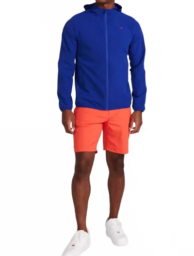 Redvanly Dewitt Solid-toned Jacket In Blue Yonder In Multi