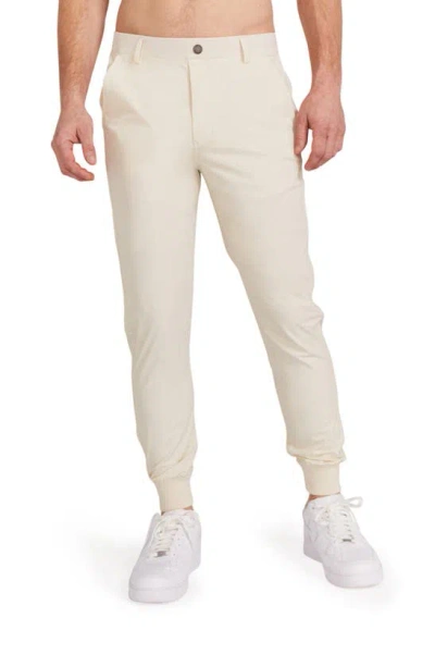 Redvanly Halliday Pocket Golf Joggers In Oat