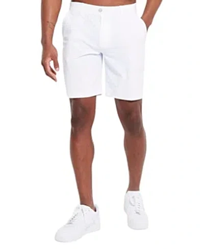 Redvanly Varick Pull-on Golf Shorts In Bright White