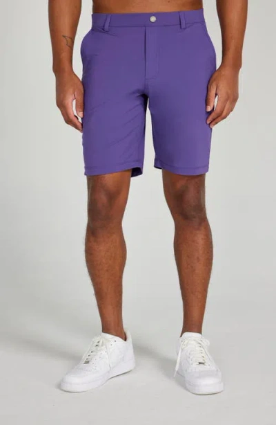 Redvanly Hanover Pull-on Shorts In Loganberry