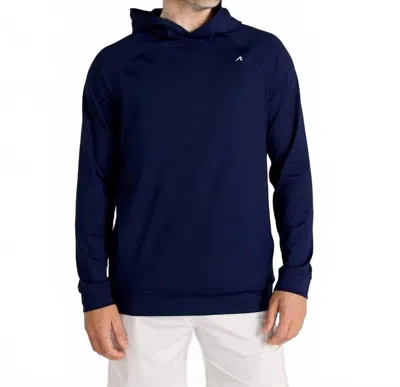 Redvanly Larkin Hoodie In Midnight Navy In Blue