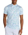 Redvanly Leone Polo In Bright White/blue Multi