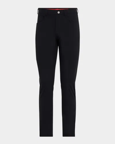 Redvanly Men & Apos;s Kent Pull-on Trousers In Black