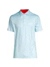 REDVANLY MEN'S ASHBY FLORAL POLO