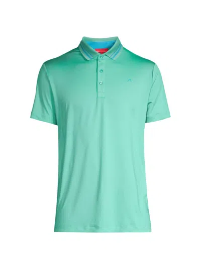 Redvanly Men's Cadman Polo Shirt In Pool