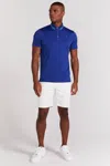 Redvanly Men's Hanover 9" Golf Pull On Short In Bright White In White