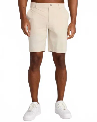 Redvanly Varick 9 Shorts In Pale Khaki