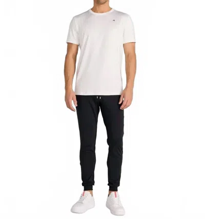 Redvanly Minna Athletic Crew Tee In Bright White