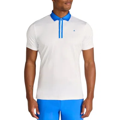 Redvanly Monroe Performance Golf Polo In White