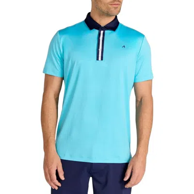 Redvanly Monroe Performance Golf Polo In Blue