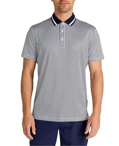 Redvanly Norvins Polo Shirt In Midnight Navy
