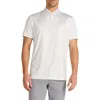 Redvanly Pascal Geo Print Performance Golf Polo In Bright White