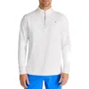 Redvanly Sevres Quarter Zip Golf Pullover In White
