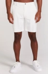 Redvanly Varick Pull-on Golf Shorts In Bright White