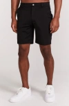 Redvanly Varick Pull-on Golf Shorts In Tuxedo
