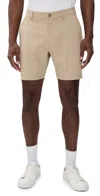 Redvanly Varick Pull On Shorts 7.5 Bark In Brown