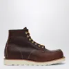 Redwing Classic Moc Brown Leather Boot In Brown