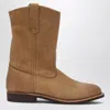 Redwing Pecos Boots In Beige Suede In Neutral
