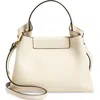 Ree Projects Elieze Leather Top Handle Bag In Sand
