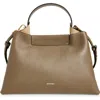 Ree Projects Elieze Medium Leather Handbag In Gray