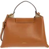 Ree Projects Elieze Medium Leather Handbag In Caramel