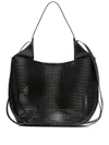 Ree Projects Helene Net Hobo Bag In Black