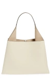 REE PROJECTS LARGE CLARE PEBBLED LEATHER TOTE