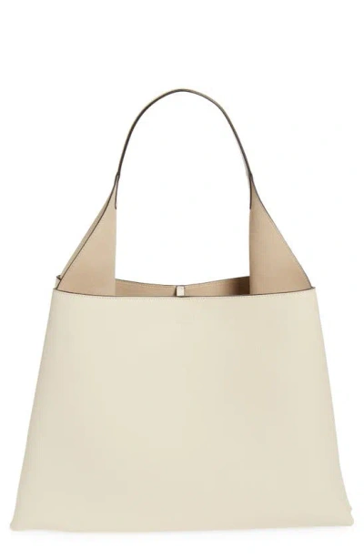Ree Projects Large Clare Pebbled Leather Tote In Neutral