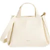 Ree Projects Medium Avy Leather Top Handle Bag In Beige