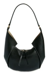 Ree Projects Mini Riva Pebbled Leather Tote In Black