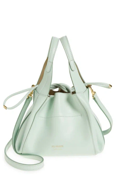Ree Projects Small Avy Leather Bucket Bag In Sheer Mint
