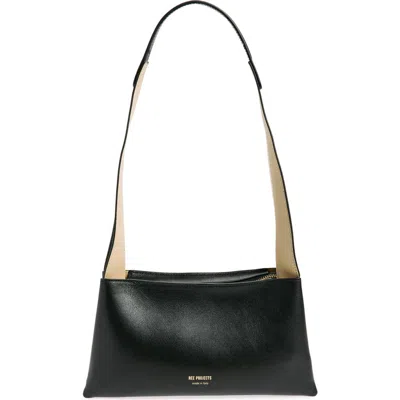 Ree Projects Small Nessa Leather Shoulder Bag In Black