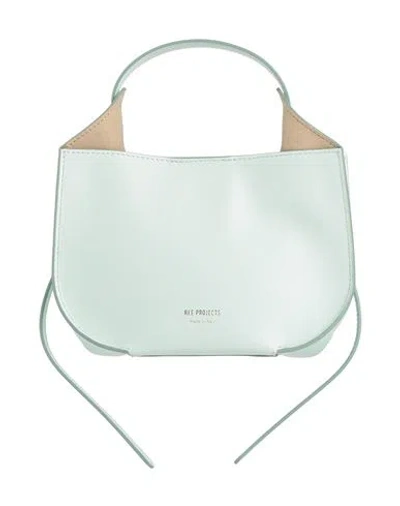 Ree Projects Woman Handbag Turquoise Size - Leather In Blue
