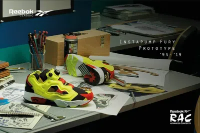 Pre-owned Reebok [] -  Instapump Fury Proto Type 94 Size Us10/280mm Limited Edition In Yellow And Red